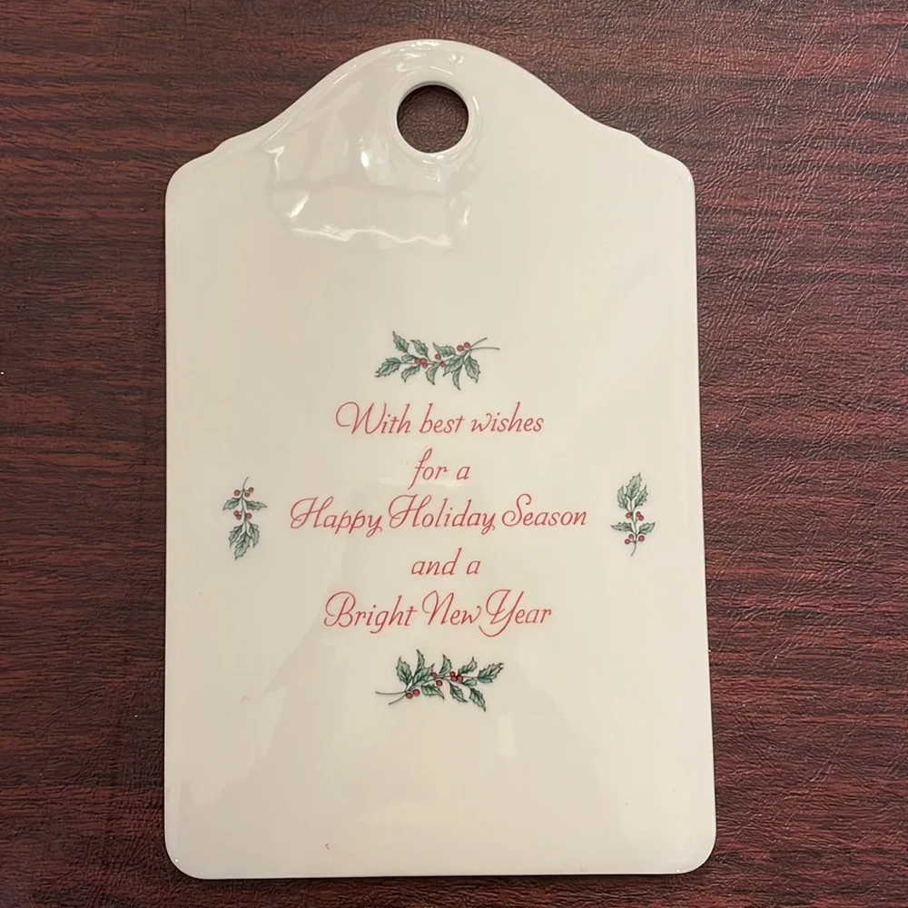 Nikko Christmastime Ceramic Snack/Cheese Board - Picture 2 of 4